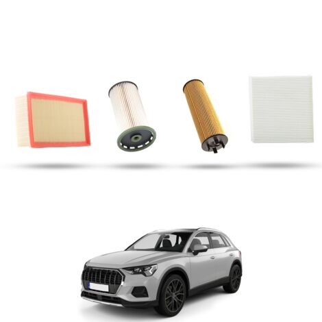 Kit Tagliando 4 filtri compatibile con Audi Q3 (F3B,F3N) 2.0 40 tdi 147kw dal 2020