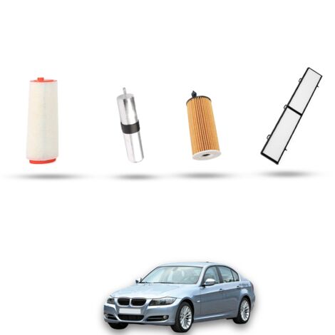 Kit Tagliando 4 filtri compatibile con BMW Serie 3 (E90,E91,E92,E93) 320d 120kw dal 2005