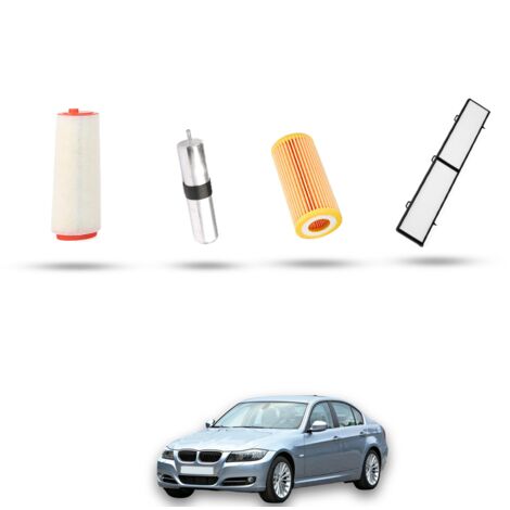 Kit Tagliando 4 filtri compatibile con BMW Serie 3 (E90,E91,E92,E93) 325d 145kw dal 2006