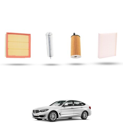 Kit Tagliando 4 filtri compatibile con BMW Serie 3 GT (F34) 320d 140kw dal 2015