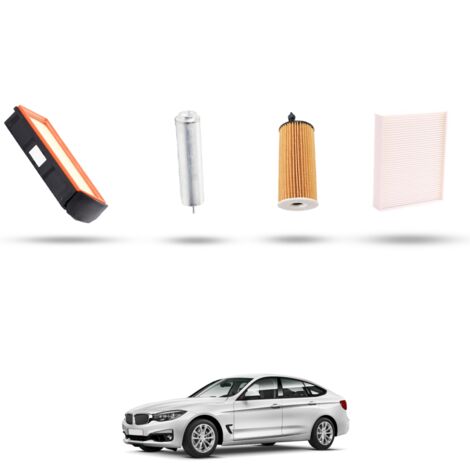 Kit Tagliando 4 filtri compatibile con BMW Serie 3 GT (F34) 330d 190kw dal 2014
