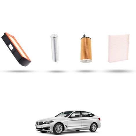 Kit Tagliando 4 filtri compatibile con BMW Serie 3 GT (F34) 330d 210kw dal 2015