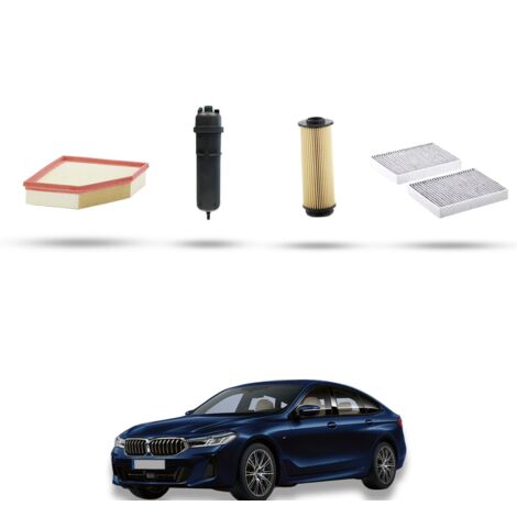 Kit tagliando 4 filtri compatibile con Bmw serie 6 (G32GT) 630d 183kw dal 2020