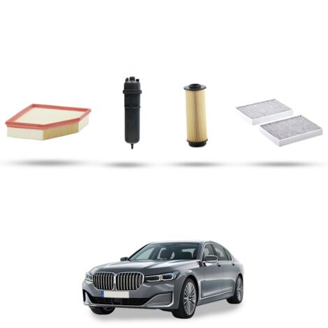 Kit tagliando 4 filtri compatibile con Bmw serie 7 (G11,G12) 730d 183kw dal 2015