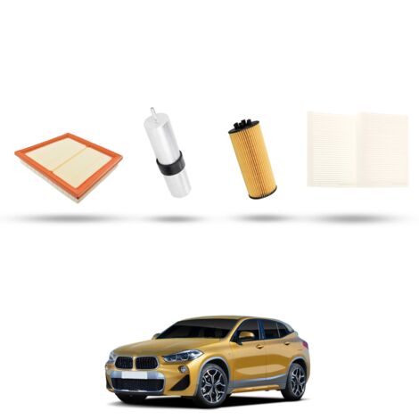 Kit tagliando 4 filtri compatibile con Bmw x2 (F39) 20d 120kw dal 2018