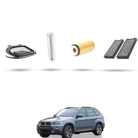 Kit tagliando 4 filtri compatibile con Bmw x5 (E70) 30dx 180kw dal 2010