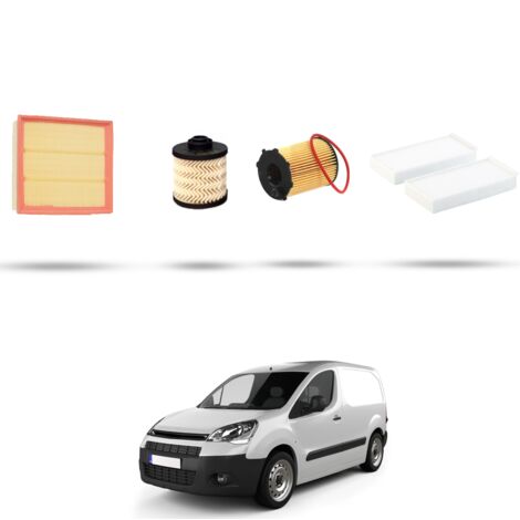 Kit tagliando 4 filtri compatibile con Citroen Berlingo II 1.6 BlueHDI 88kw dal 2015