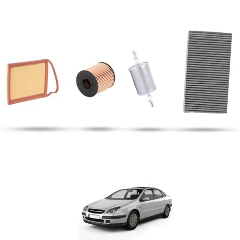 Kit tagliando 4 filtri compatibile con Citroen C5 2.0 16v 103kw dal 2004