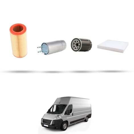 Kit tagliando 4 filtri compatibile con Citroen Jumper III 3.0 HDI FAP 130kw dal 2011