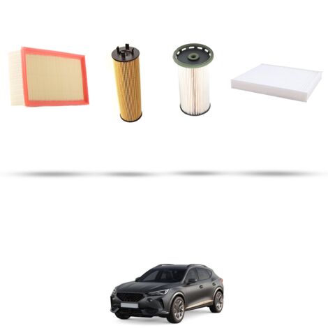Kit tagliando 4 filtri compatibile con Cupra Formentor 2.0 TDI 110kw dal 2021