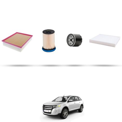 Kit tagliando 4 filtri compatibile con Ford Edge 2.0 EcoBlue 175kw dal 2018