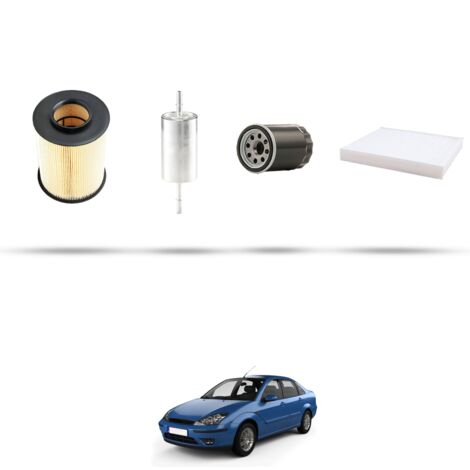 Kit tagliando 4 filtri compatibile con Ford Focus II 2.0 16V 107kw dal 2004