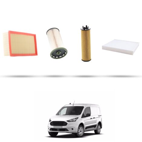 Kit tagliando 4 filtri compatibile con Ford Transit Connect III 2.0 EcoBlue 55kw dal 2022