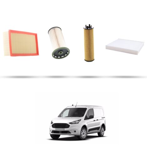 Kit tagliando 4 filtri compatibile con Ford Transit Connect III 2.0 EcoBlue 75kw dal 2022