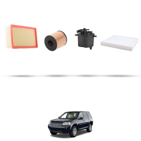 Kit tagliando 4 filtri compatibile con Land Rover Freelander II (L359) 2.2 TD4 110kw dal 2010
