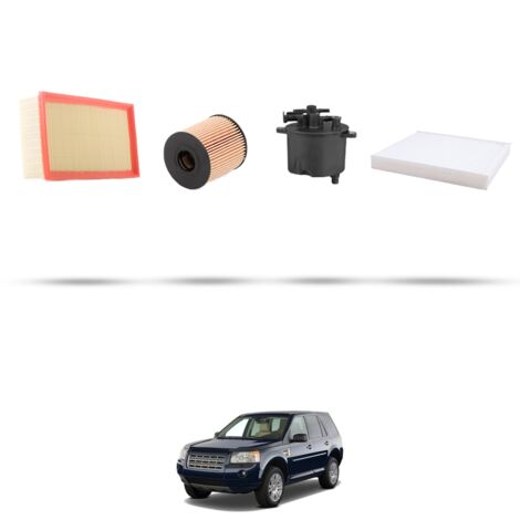 Kit tagliando 4 filtri compatibile con Land Rover Freelander II (L359) 2.2 TD4 118kw dal 2006