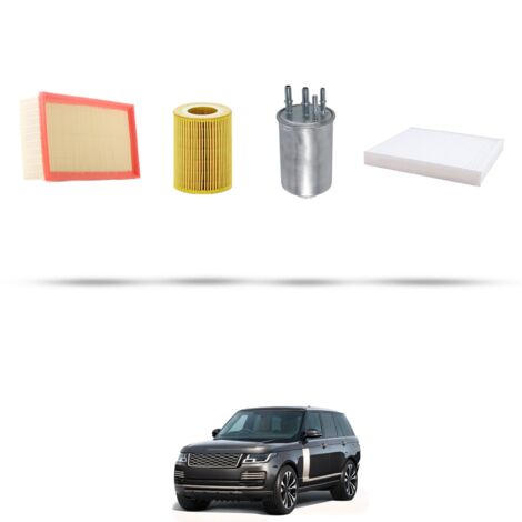 Kit tagliando 4 filtri compatibile con Land Rover IV (L405) 3.0 SD 202kw dal 2018