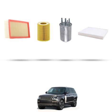 Kit tagliando 4 filtri compatibile con Land Rover IV (L405) 3.0 SDV6 215kw dal 2012