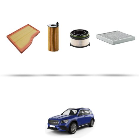 Kit tagliando 4 filtri compatibile con Mercedes Classe GLB (X247) 180 d 85kw Dal 2019