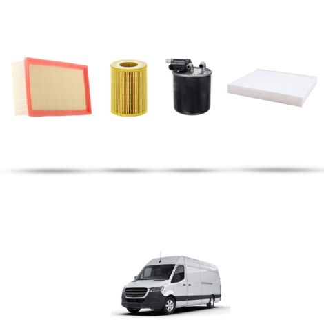 Kit tagliando 4 filtri compatibile con Mercedes Sprinter III (907,910) 519 CDI 140kw dal 2018