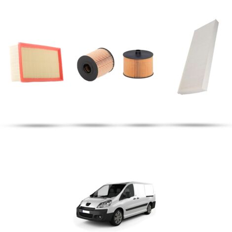 Kit tagliando 4 filtri compatibile con Peugeot Expert II 2.0 HDI 100kw dal 2007
