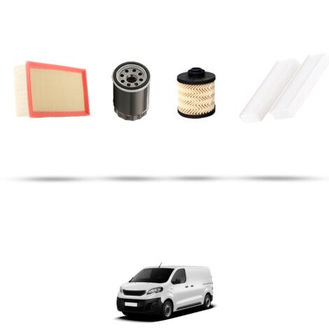Kit tagliando 4 filtri compatibile con Peugeot Expert III (K0) 2.0 BlueHDI 110kw dal 2016