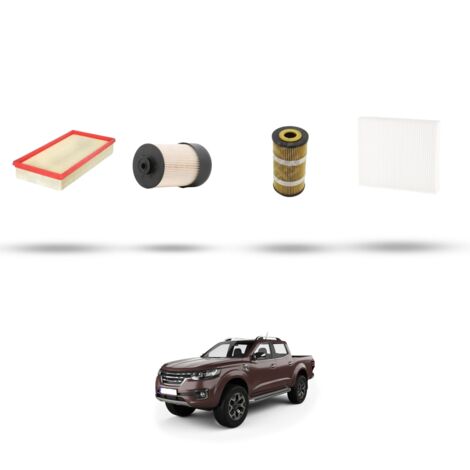 Kit tagliando 4 filtri compatibile con Renault Alaskan (U3) 2.3 Dci 140kw 2017