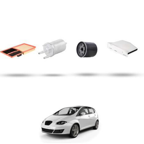 Kit tagliando 4 filtri compatibile con Seat Altea / Altea XL / Freetrack 1.4 16v 63kw dal 2006