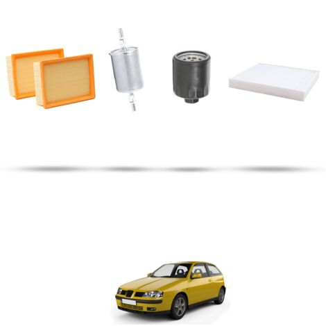 Kit tagliando 4 filtri compatibile con Seat Ibiza II 1.4 44kw Dal 1999