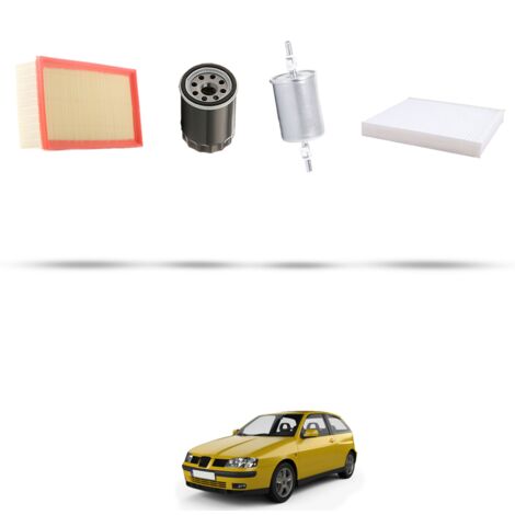 Kit tagliando 4 filtri compatibile con Seat Ibiza III 1.6 16V 77kw Dal 2006