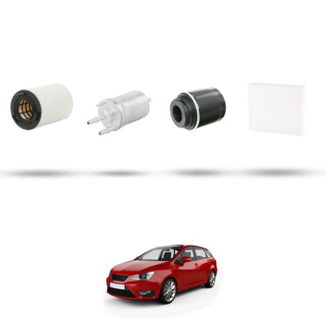 Kit tagliando 4 filtri compatibile con Seat Ibiza IV 1.2 TSI 63kw dal 2012