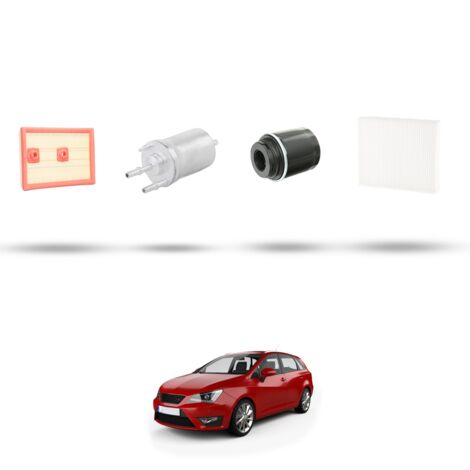 Kit tagliando 4 filtri compatibile con Seat Ibiza IV 1.4 TSI 110kw dal 2015