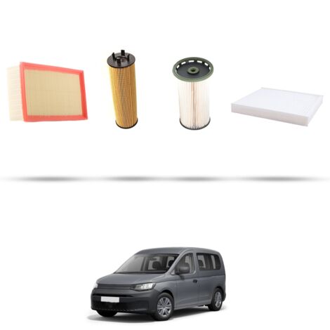 Kit tagliando 4 filtri compatibile con Vw Caddy V (SB) 2.0 TDI 90kw Dal 2021