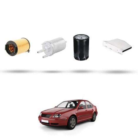 Kit tagliando 4 filtri compatibile con Vw Jetta IV (162) 2.0 85kw Dal 2011 al 2017
