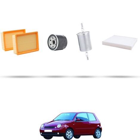 Kit tagliando 4 filtri compatibile con Vw Lupo 1.4 44kw dal 2000