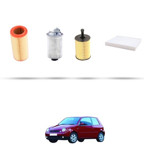 Kit tagliando 4 filtri compatibile con Vw Lupo 1.4 TDI 55kw dal 1999