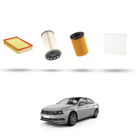 Kit tagliando 4 filtri compatibile con VW Passat (3g2,3G5) 2.0 TDI 176kw Dal 2014