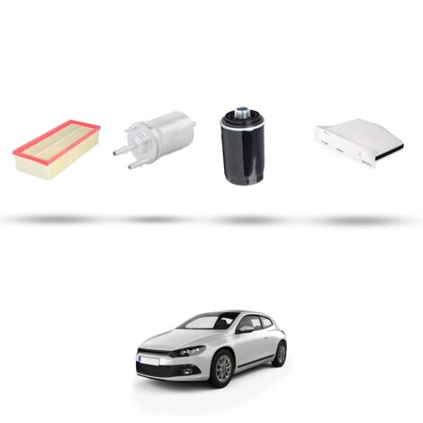 Kit tagliando 4 filtri compatibile con VW Scirocco III (1K8) 2.0 TFSI 155kw Dal 2009