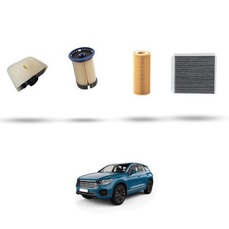 Kit tagliando 4 filtri compatibile con Vw Touareg III 3.0 TDI (CR) 183Kw dal 2018