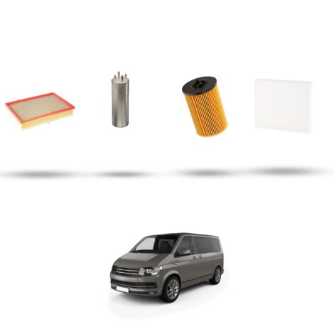 Kit tagliando 4 filtri compatibile con Vw Transporter 2.0 TDI (SF/SG) 75Kw dal 2015 al 2019