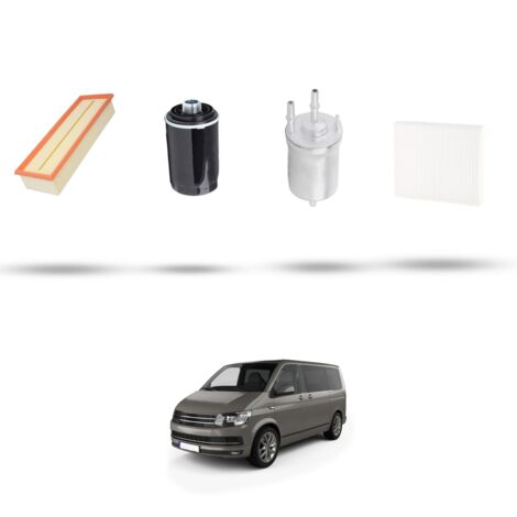 Kit tagliando 4 filtri compatibile con Vw Transporter 2.0 TSI (SF/SG) 150KW dal 2015