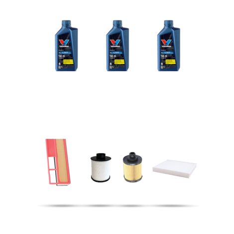 Kit tagliando 4 FILTRI e 3L OLIO compatibile con Lancia Musa 1.3 Mjt 51kw 2004