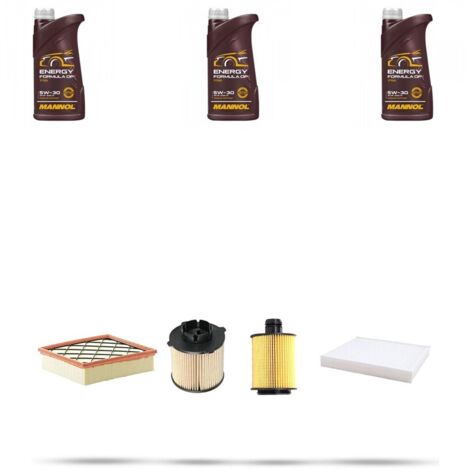 Kit tagliando 4 FILTRI e 3L OLIO compatibile con Opel Astra J ,GTC,SW 1.3 Cdti 70kw Dal 2009