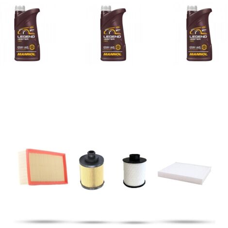 Kit tagliando 4 FILTRI e 3L OLIO compatibile con Suzuki Splash 1.3 CDTi 55kw dal 2008