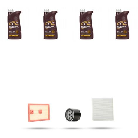 Kit tagliando 4 FILTRI e 4L OLIO compatibile con Audi Q3 (F3B,F3N) 45 tfsie 180kw dal 2020