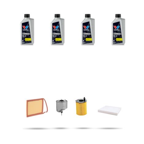 Kit tagliando 4 FILTRI e 4L OLIO compatibile con Citroen C3 Aircross 1.6 HDI 68kw dal 2017