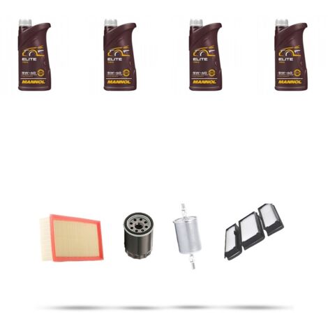 Kit tagliando 4 FILTRI e 4L OLIO compatibile con Citroen Dispatch I 1.6 58kw dal 1996