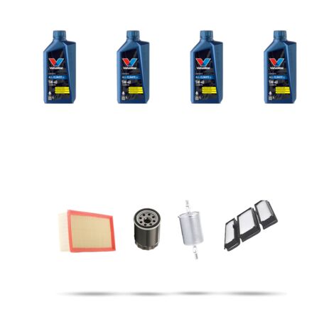 Kit tagliando 4 FILTRI e 4L OLIO compatibile con Citroen Dispatch I 1.6 58kw dal 1996
