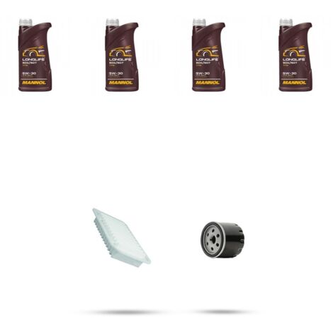 Kit tagliando 4 FILTRI e 4L OLIO compatibile con Daihatsu YRV 1.3 16v 64KW dal 2000