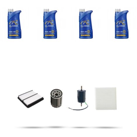 Kit tagliando 4 FILTRI e 4L OLIO compatibile con Dr 4 1.6 Lpg 84kw dal 2017